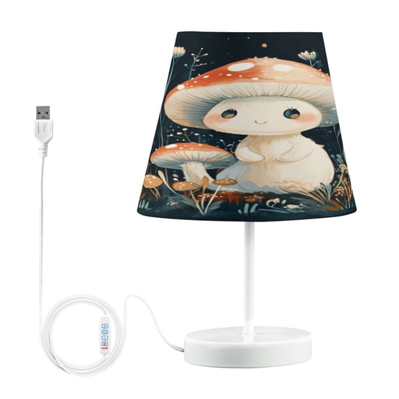 Table Lamp Small 5.9x10.8 Inches Table Lamps Night Light Tools & Home Improvement Bedroom Lamp Guest Room Lamp Study Lamp Office Lamp Cartoon Magic Mushroom