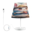 thumbnail image 1 of Table Lamp Small 5.9x10.8 Inches Table Lamps Night Light Tools & Home Improvement Bedroom Lamp Guest Room Lamp Study Lamp Office Lamp Cartoon Rabbit in Blue, 1 of 7