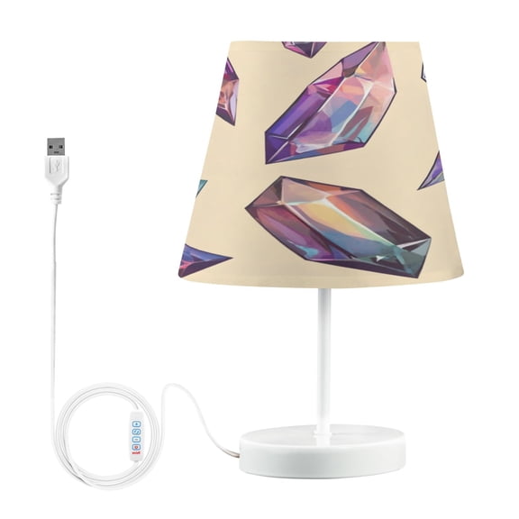 Table Lamp Small 5.9x10.8 Inches Table Lamps Night Light Tools & Home Improvement Bedroom Lamp Guest Room Lamp Study Lamp Office Lamp Colored Stone
