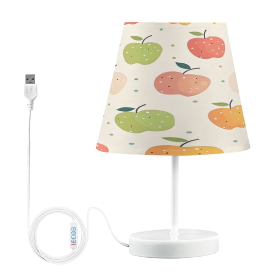 Table Lamp Small 5.9x10.8 Inches Table Lamps Night Light Tools & Home Improvement Bedroom Lamp Guest Room Lamp Study Lamp Office Lamp Coloured Apple