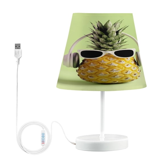 Table Lamp Small 5.9x10.8 Inches Table Lamps Night Light Tools & Home Improvement Bedroom Lamp Guest Room Lamp Study Lamp Office Lamp Cool Pineapple