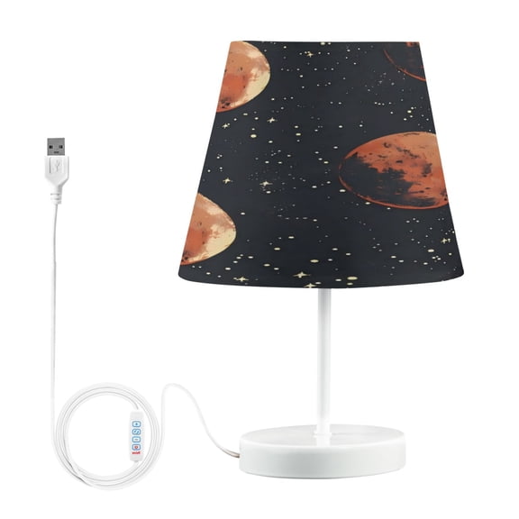 Table Lamp Small 5.9x10.8 Inches Table Lamps Night Light Tools & Home Improvement Bedroom Lamp Guest Room Lamp Study Lamp Office Lamp Cosmic Mars