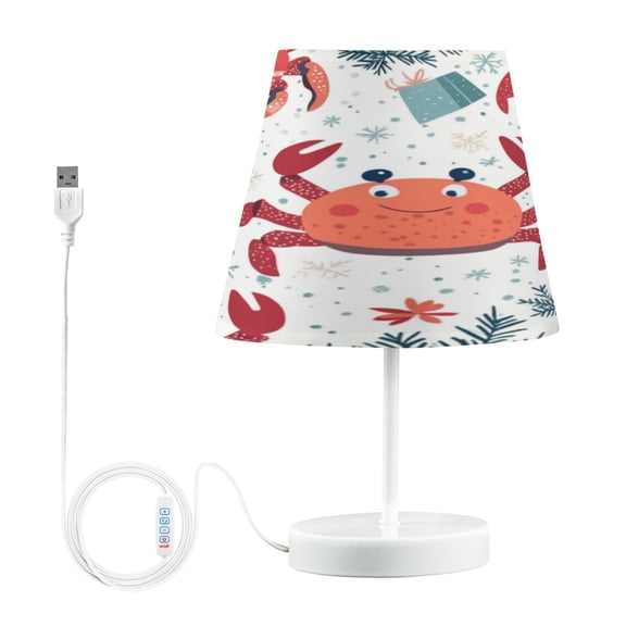 Table Lamp Small 5.9x10.8 Inches Table Lamps Night Light Tools & Home Improvement Bedroom Lamp Guest Room Lamp Study Lamp Office Lamp Cute Cartoon Crab