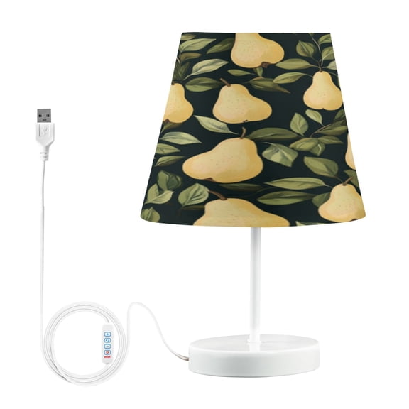 Table Lamp Small 5.9x10.8 Inches Table Lamps Night Light Tools & Home Improvement Bedroom Lamp Guest Room Lamp Study Lamp Office Lamp Cute Cartoon Pear