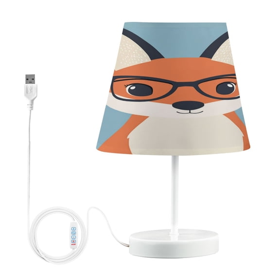 Table Lamp Small 5.9x10.8 Inches Table Lamps Night Light Tools & Home Improvement Bedroom Lamp Guest Room Lamp Study Lamp Office Lamp Cute Pretty Fox