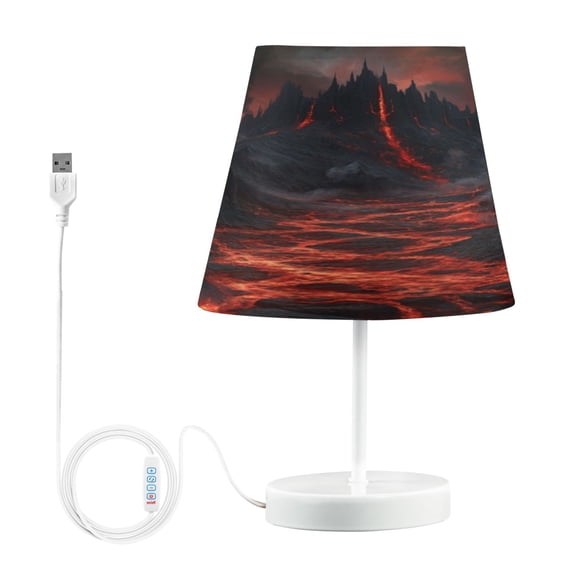 Table Lamp Small 5.9x10.8 Inches Table Lamps Night Light Tools & Home Improvement Bedroom Lamp Guest Room Lamp Study Lamp Office Lamp Dark Lava