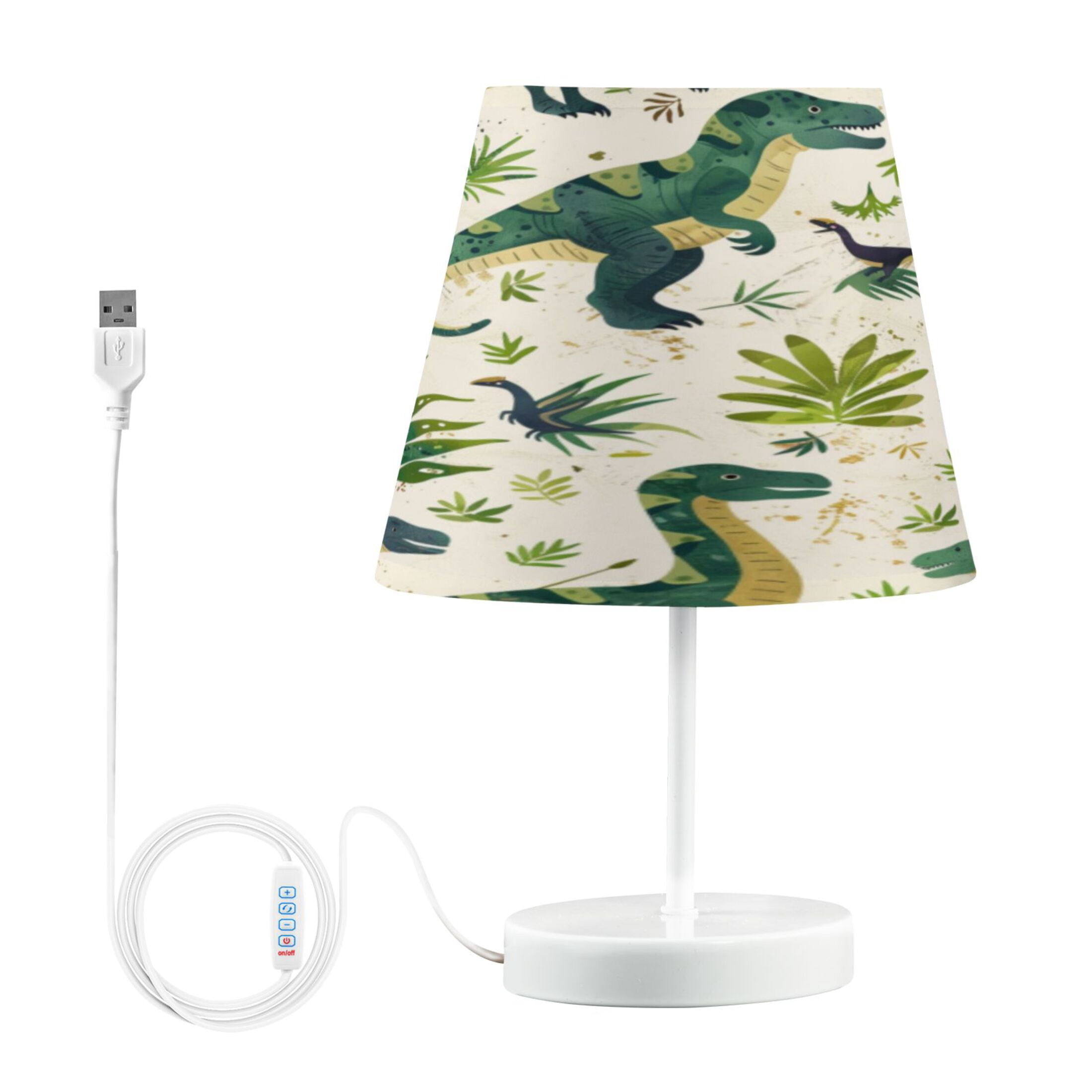 Table Lamp Small 5.9x10.8 Inches Table Lamps Night Light Tools & Home Improvement Bedroom Lamp Guest Room Lamp Study Lamp Office Lamp Green Cartoon Dinosaur