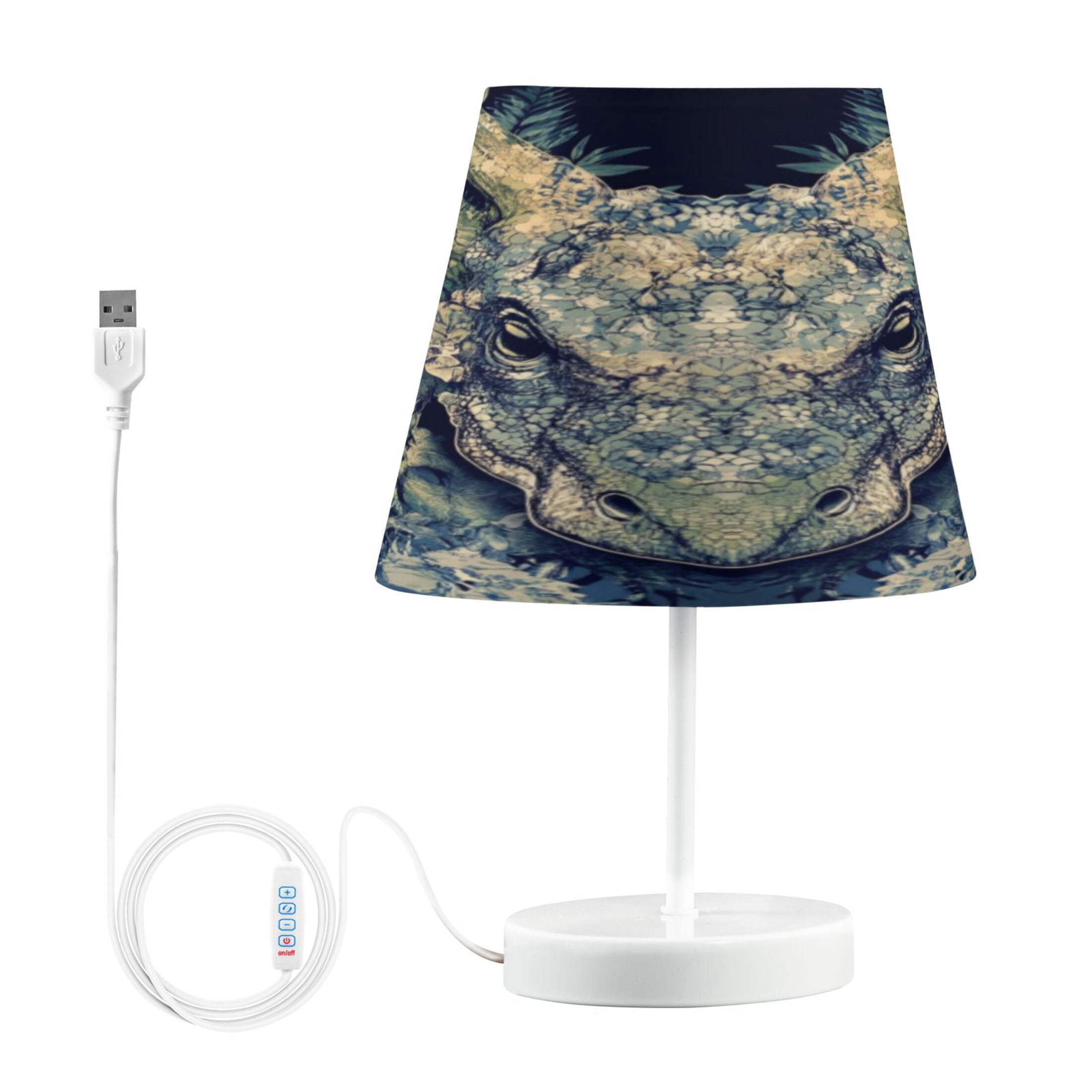 Table Lamp Small 5.9x10.8 Inches Table Lamps Night Light Tools & Home Improvement Bedroom Lamp Guest Room Lamp Study Lamp Office Lamp Green Cute Dinosaur