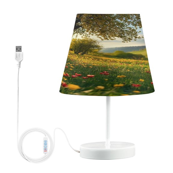 Table Lamp Small 5.9x10.8 Inches Table Lamps Night Light Tools & Home Improvement Bedroom Lamp Guest Room Lamp Study Lamp Office Lamp Green Grass
