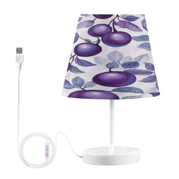 Table Lamp Small 5.9x10.8 Inches Table Lamps Night Light Tools & Home Improvement Bedroom Lamp Guest Room Lamp Study Lamp Office Lamp Large Purple Plum