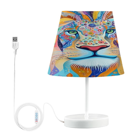 Table Lamp Small 5.9x10.8 Inches Table Lamps Night Light Tools & Home Improvement Bedroom Lamp Guest Room Lamp Study Lamp Office Lamp The Lion and The Rain
