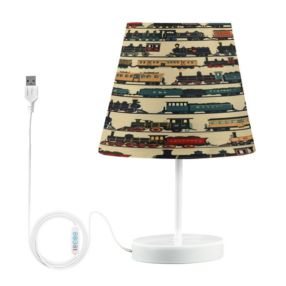 Table Lamp Small 5.9x10.8 Inches Table Lamps Night Light Tools & Home Improvement Bedroom Lamp Guest Room Lamp Study Lamp Office Lamp Multicolor Train