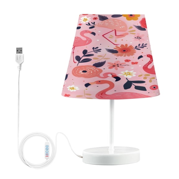 Table Lamp Small 5.9x10.8 Inches Table Lamps Night Light Tools & Home Improvement Bedroom Lamp Guest Room Lamp Study Lamp Office Lamp Pink Flamingos