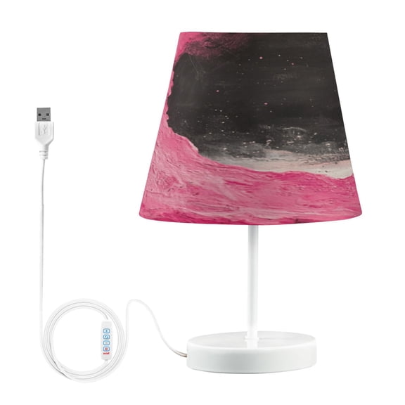 Table Lamp Small 5.9x10.8 Inches Table Lamps Night Light Tools & Home Improvement Bedroom Lamp Guest Room Lamp Study Lamp Office Lamp Pink Lava Picture