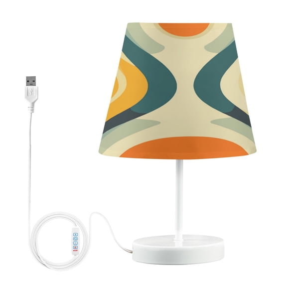 Table Lamp Small 5.9x10.8 Inches Table Lamps Night Light Tools & Home Improvement Bedroom Lamp Guest Room Lamp Study Lamp Office Lamp Pretty Colorful Stripes