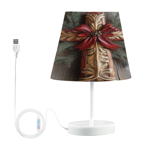 Table Lamp Small 5.9x10.8 Inches Table Lamps Night Light Tools & Home Improvement Bedroom Lamp Guest Room Lamp Study Lamp Office Lamp Pretty Cross