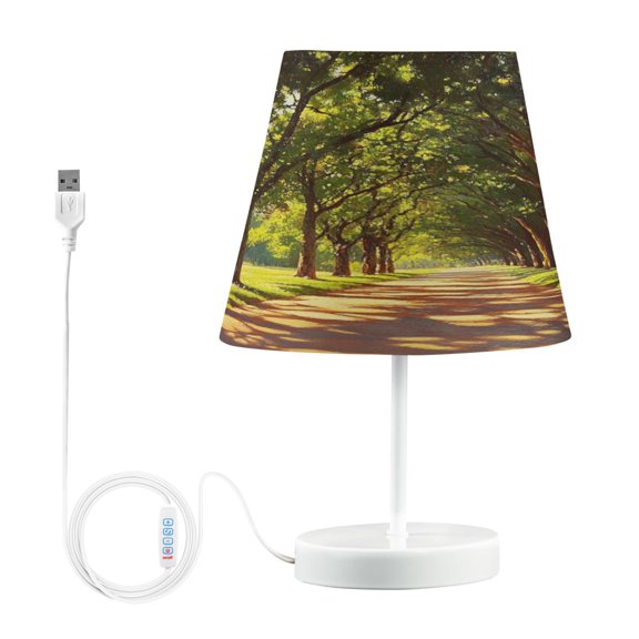 Table Lamp Small 5.9x10.8 Inches Table Lamps Night Light Tools & Home Improvement Bedroom Lamp Guest Room Lamp Study Lamp Office Lamp Summer Tree View
