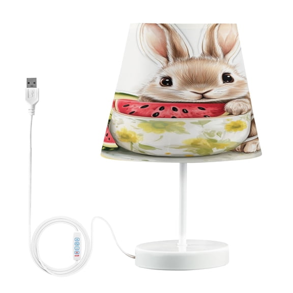 Table Lamp Small 5.9x10.8 Inches Table Lamps Night Light Tools & Home Improvement Bedroom Lamp Guest Room Lamp Study Lamp Office Lamp Teacup Cute Rabbit