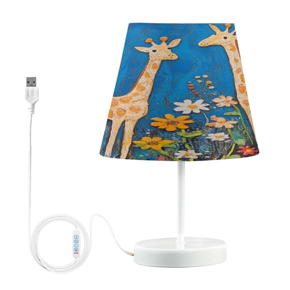 Table Lamp Small 5.9x10.8 Inches Table Lamps Night Light Tools & Home Improvement Bedroom Lamp Guest Room Lamp Study Lamp Office Lamp Two Cute Giraffes
