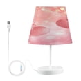 thumbnail image 1 of Table Lamp Small 5.9x10.8 Inches Table Lamps Night Light Tools & Home Improvement Bedroom Lamp Guest Room Lamp Study Lamp Office Lamp Valentine's Day Pink Hearts, 1 of 7