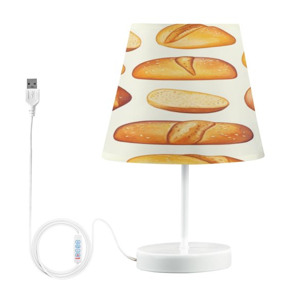 Table Lamp Small 5.9x10.8 Inches Table Lamps Night Light Tools & Home Improvement Bedroom Lamp Guest Room Lamp Study Lamp Office Lamp Yellow Bread