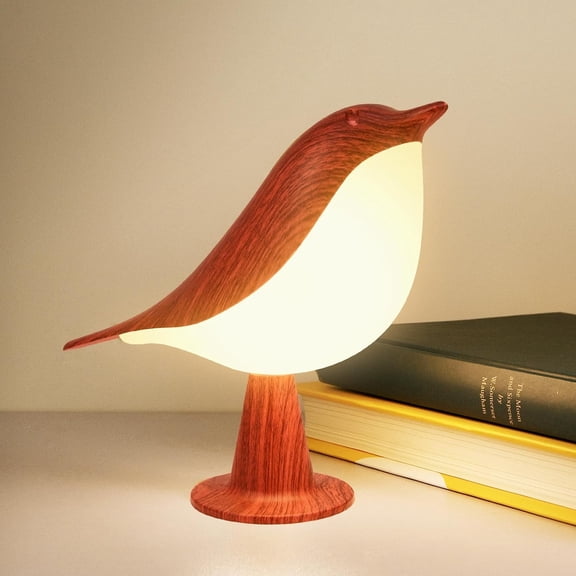 Table Lamp, Touch Control Bird Lamps, Bedside Lamp, Brid Night Light, Cordless Small Desk Lamps Battery Operated Nightstand Lamp, 3-Way Dimmable Light, Rechargeable Decorative Desk Lamp