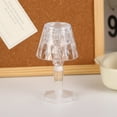 thumbnail image 1 of Table Lamp under $5! CQCYD Crystal Table Lamp, Small Desk Lamp with Soft Light, Transparent Modern Bedside Lamp for Home, Bedroom, Ambient Lighting, 1 of 7
