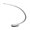 thumbnail image 1 of Table Lamp with Arched Tube LED, Brushed Silver - Saltoro Sherpi, 1 of 5