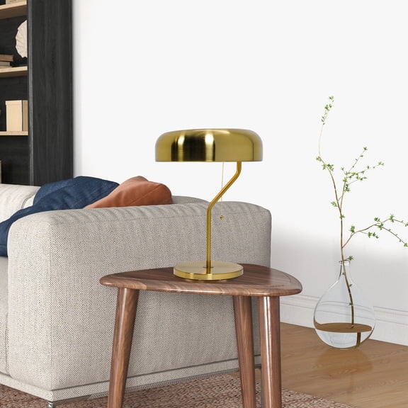Table Lamps High Quality Hotel European Modern Bed Side nightstand Decorative Table/desk Lamp, Metro Table lamp with Gold outer and White inner 110~120V,Floor Lamps