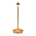 thumbnail image 1 of Table Lamps Rechargeable, Led Dinning Desk Lamp, Portable Metal Table Light with Stepless Dimming 3 Level Brightness for Home Restaurant Bar Cafe Patio, 1 of 8