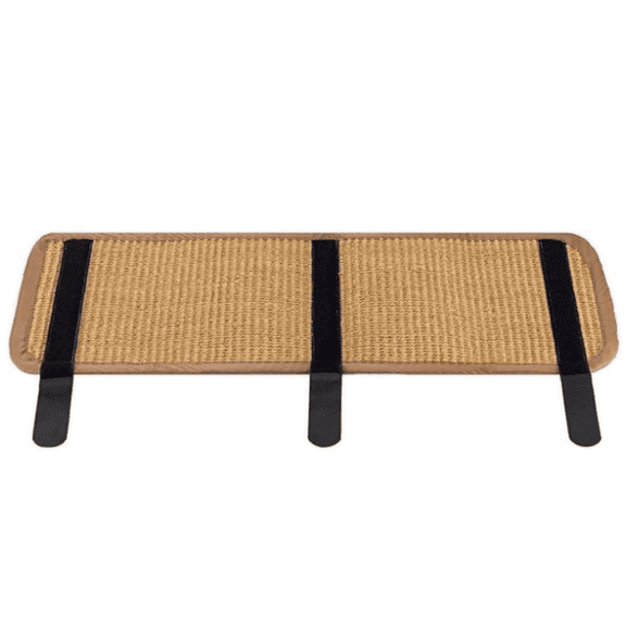 Table Leg Cat Scratcher - Sisal Scratching Mat Protector for Furniture Legs - Scratch Pad Protection with Wrap Around Straps 23 5/8" x 9 7/8"