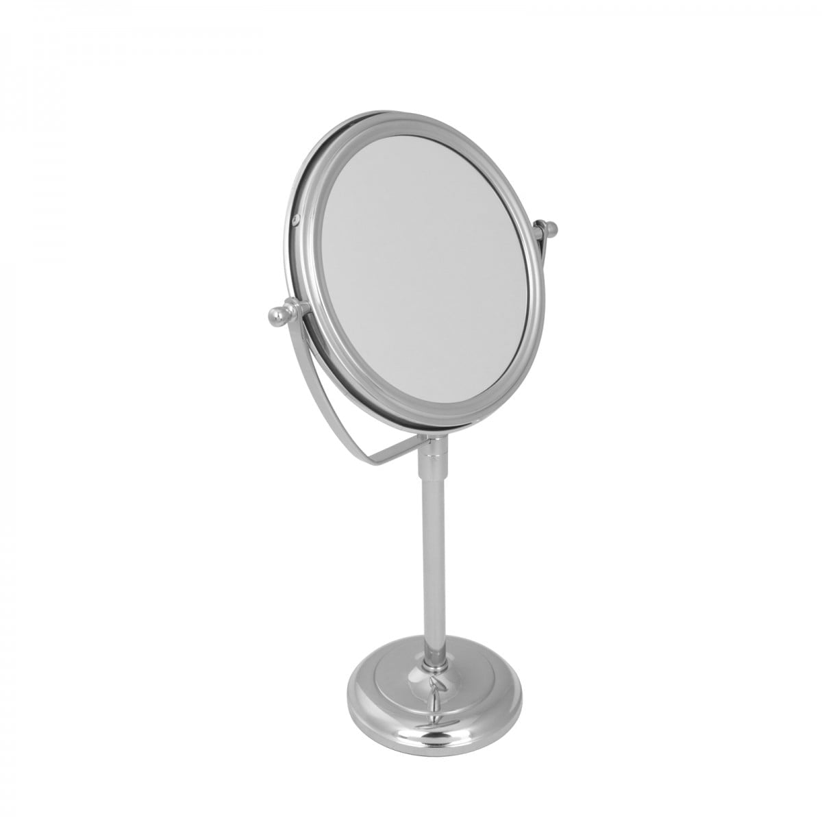 Chrome Plated Brass Double-Sided Vanity Mirror