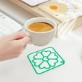 thumbnail image 1 of Table Mat, Heat Resistant Non Slip Cup Mat Dining Table Placemat Easy to Clean Storage Silicone Coaster for Coffee Mug Tea Cup Home Kitchen Decor, 1 of 6