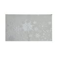 thumbnail image 1 of Table Mat Snowflake Table Mat Heat Resistant Placemat Non-Slip Dining Mat Christmas Theme PVC Table Protector for Holiday Dining Home Decor Gold Silver Rose Gold Options Placemat, 1 of 6