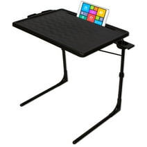 Table Mate XL PRO TV Tray Extra Large Folding Table (Black)