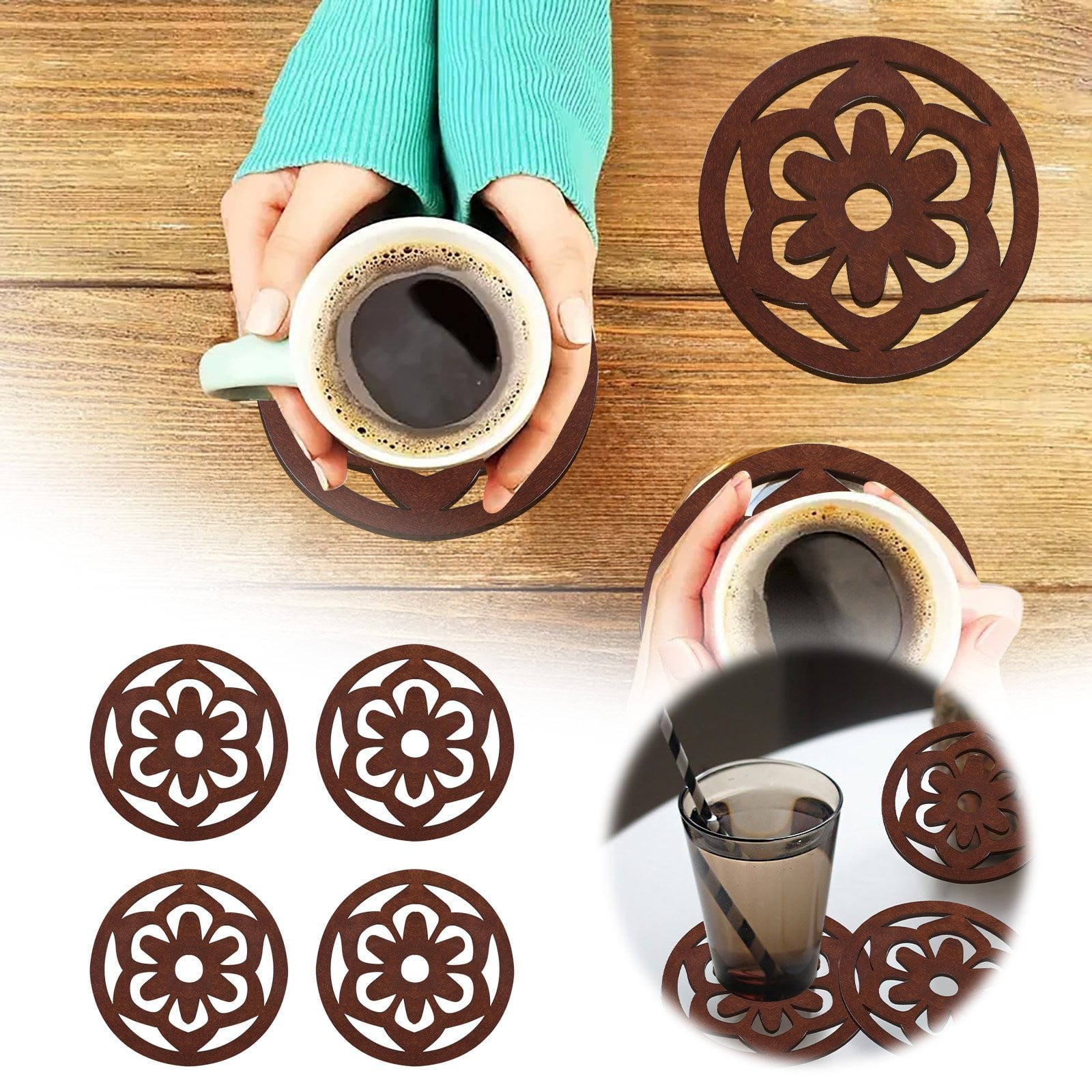 Table Mats 6 Kitchen Table Centerpiece Dinner Table Set for 4 Tall