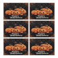 thumbnail image 1 of Table Mats Set of 6 Lantern Pumpkin Halloween Spooky Place Mat Washable Anti-Skid Outdoor Indoor Table Mats for Wedding Restaurant & Camping Farmhouse Spooky Halloween Table Mats, 1 of 3