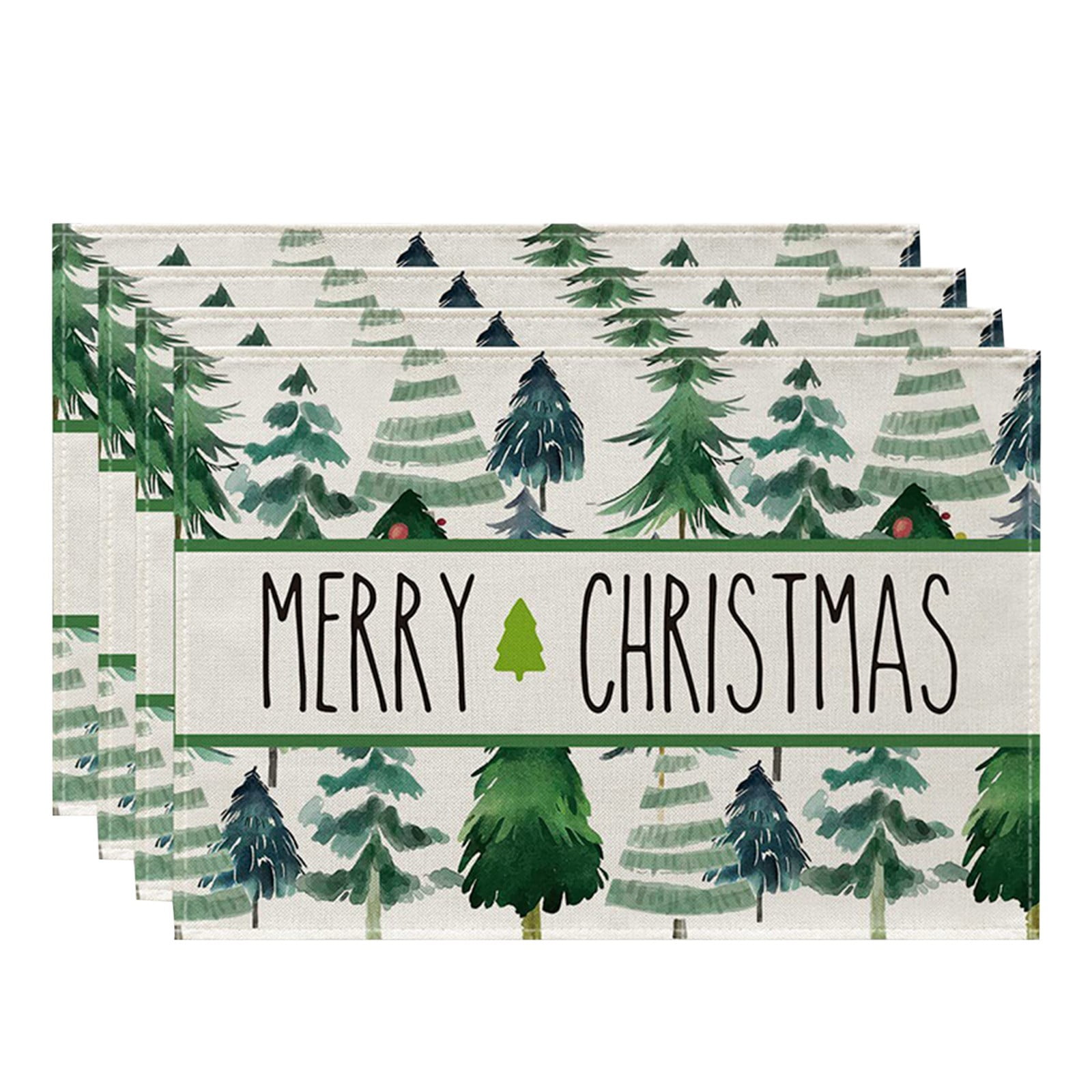 Table Mats Set Fabric Place Mats for Dinner Table Ocean Table And Place