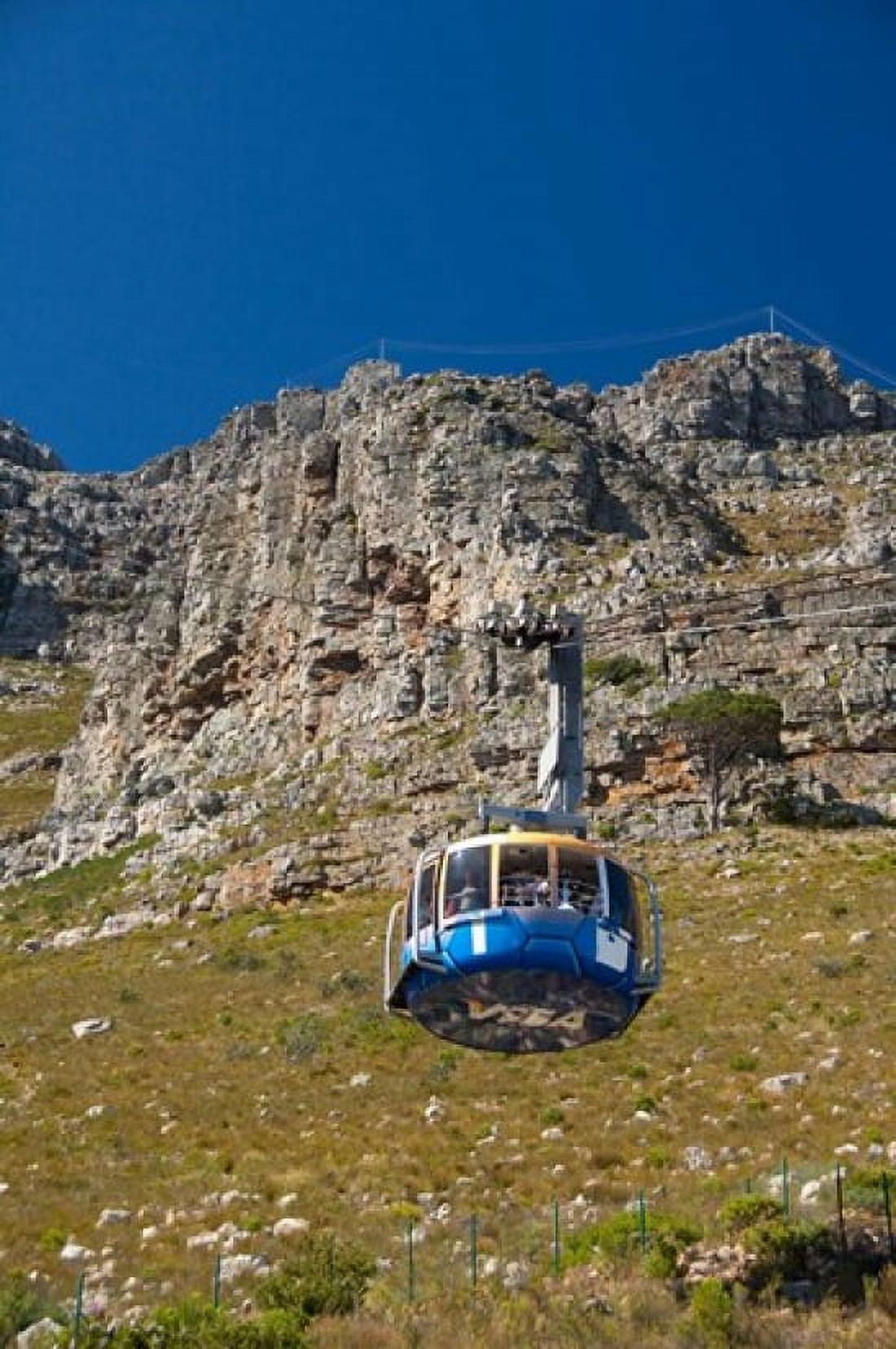 Table Mountain Tram Canvas Art - Cindy Miller Hopkins DanitaDelimont (23 x 34)