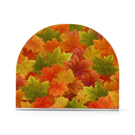 Table Napkin Holder, One Sizex1 Kitchen Napkin Holder Acrylic Napkin Holder Restaurant Napkin Holder Colorful Maple Leaves
