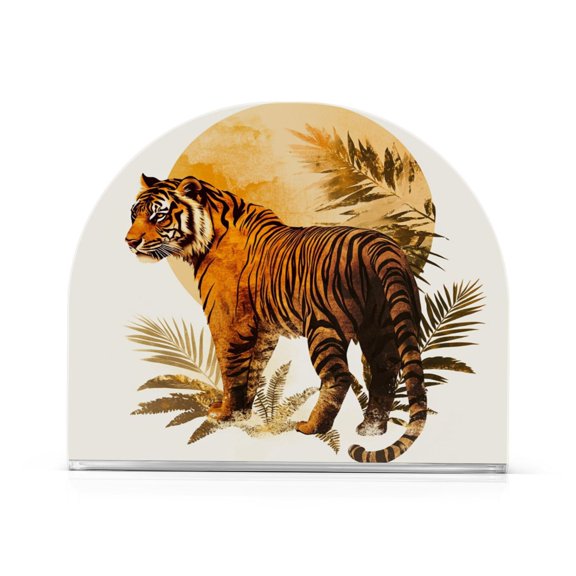 Table Napkin Holder, One Sizex1 Kitchen Napkin Holder Acrylic Napkin Holder Restaurant Napkin Holder Sunset Tiger
