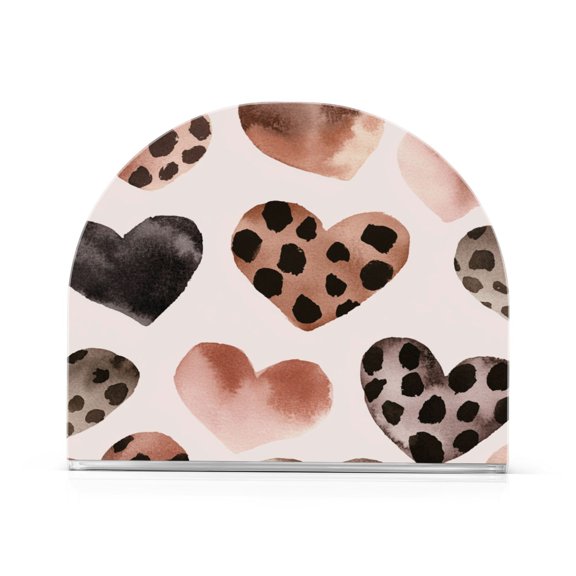 Table Napkin Holder, One Sizex1 Kitchen Napkin Holder Acrylic Napkin Holder Restaurant Napkin Holder Super Cute Black Heart