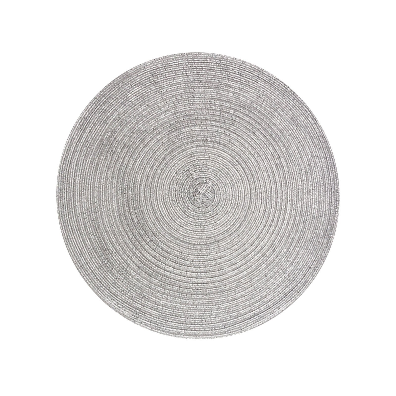 Table Nnitting Kitchen Placemat Circle Pad Insulation Dinner Antiskid