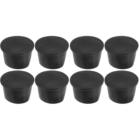 8 Pcs Non- Floor Mat Furniture Wheel Stoppers, Chair Foot Covers, Rubber Pads Protectors for Floors and Furniture