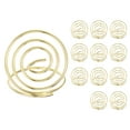 thumbnail image 1 of Table Number Holders 30mm Tall 30mm Base Width Mini Circle Golden, 12 Pieces, 1 of 5