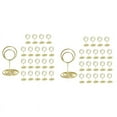 thumbnail image 1 of Table Number Holders 40Pcs - 2 Inch Mini Place Card Holder Short Table Number Stands for Wedding Party (Gold), 1 of 6