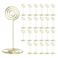 thumbnail image 1 of Table Number Holders 85mm Tall 40mm Base Width Circle Golden, 24 Pieces, 1 of 5