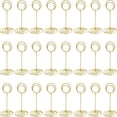 thumbnail image 1 of Table Number Holders, Place Card Holders, Wire Picture Holders, Small Table Card Holders, Photo Holders for Wedding Reception Anniversary Birthday Party Centerpieces 30 Pieces(Gold), 1 of 7