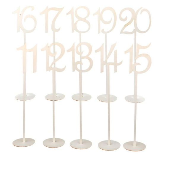 Table Numbers 1 to 40 Wedding Birthday Party Table Marker Decor