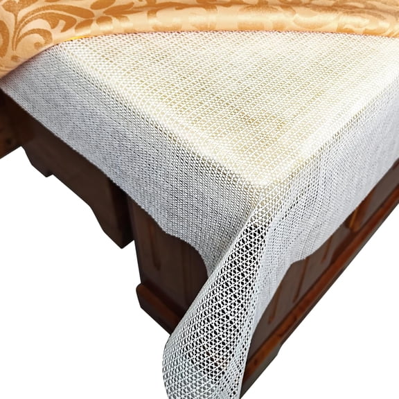 Table Padding Under Tablecloth 7971in, Non Slip Tablecloth Underlay with Mesh Texture, Keep Tablecloth from Sliding, Anti Slip Rug Pad for Carpet Grippers, Rug Gripper for Tile Floors, Drawer Liner.